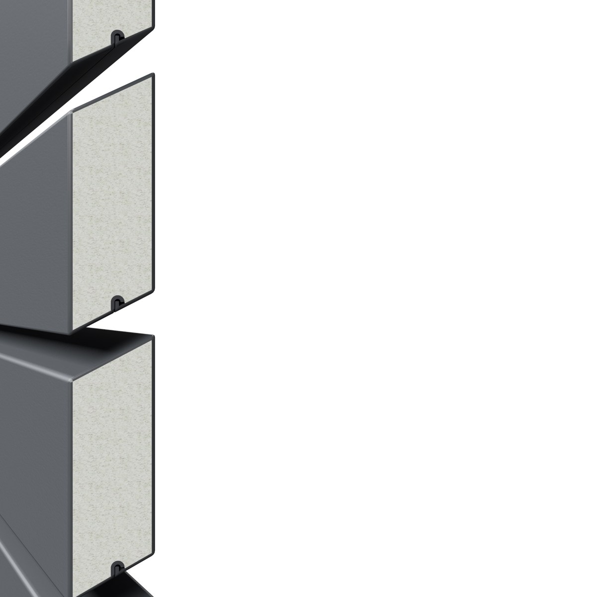 SYSTEM RHOMBUS Zaunfeld-Set 180x180 cm anthrazit, Aluminium-Rhombuszaun