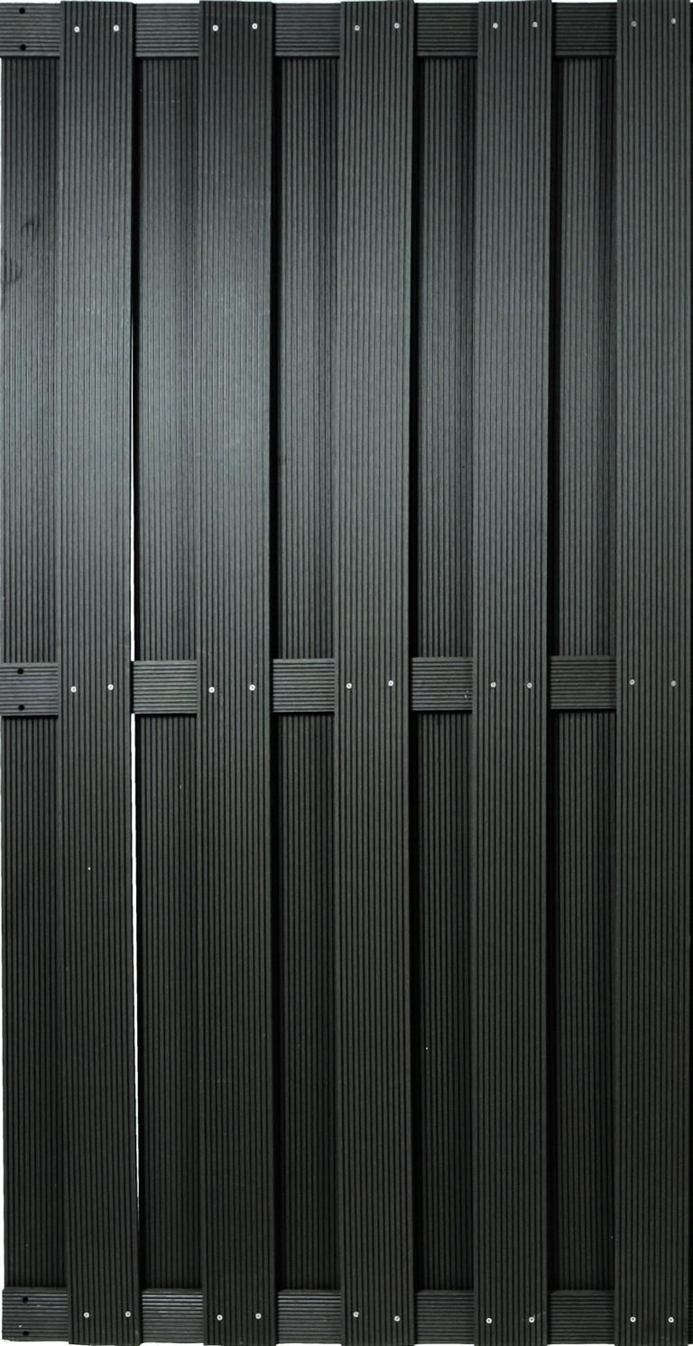 SHANGHAI SichtschutzElement WPC anthrazit, 90 x 180 cm 90 x 180 cm