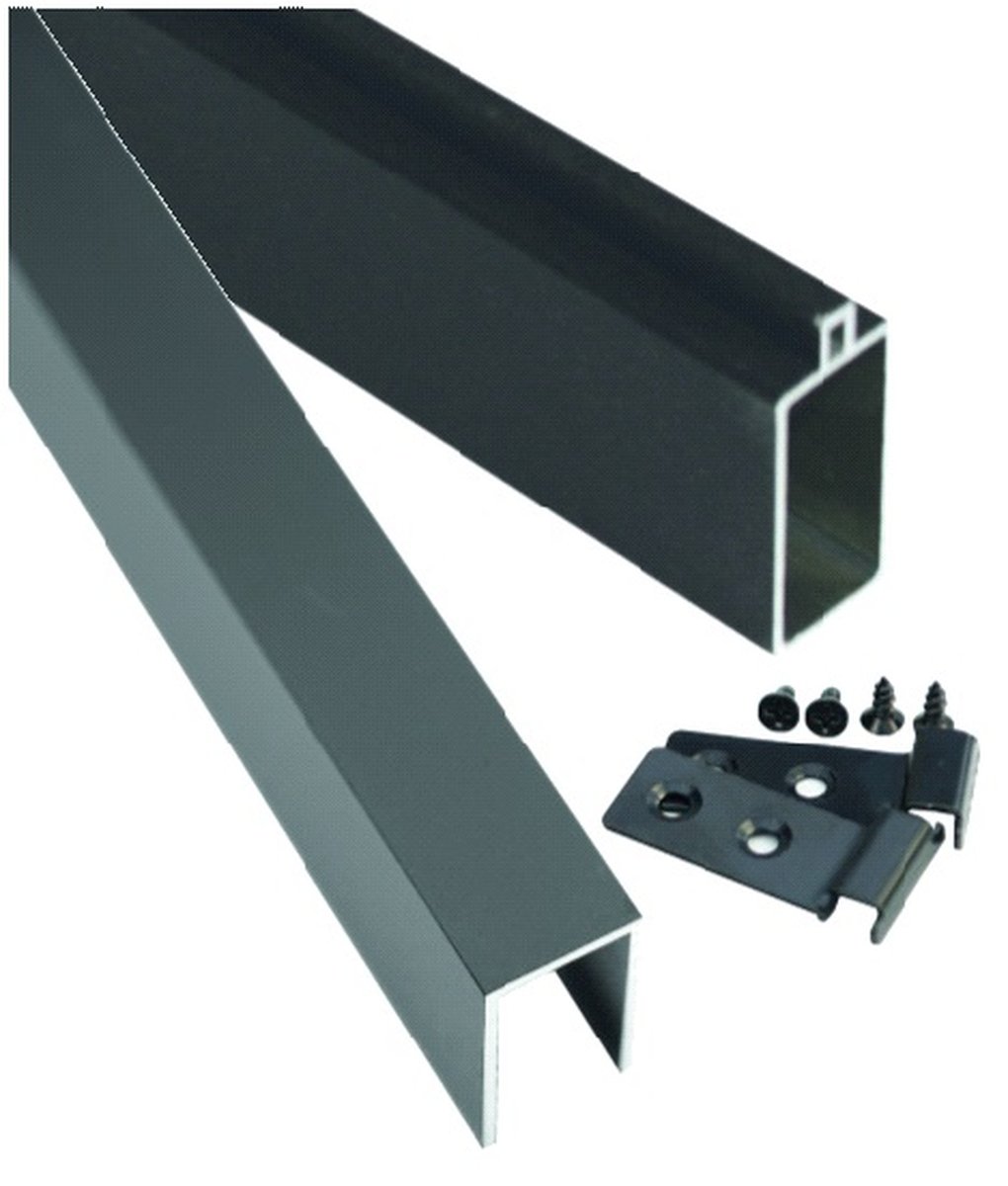 ÖLAND Start- & Abschluss-Set 20 x 40 x 1790mm ANTHRAZIT