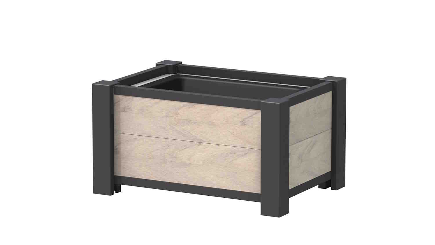 System WPC Pflanzkasten 72 x 52 x 40 cm Dekor/sand