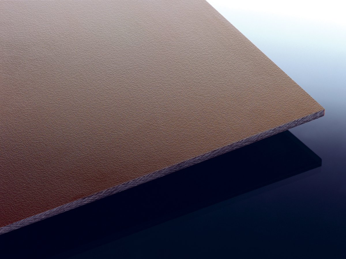 HPL-Balkonverkleidung TEJEPLAN Schichtstoffplatte 8513 braun NC (ähnl. RAL 8014) UV+, 2800x1300x6 mm