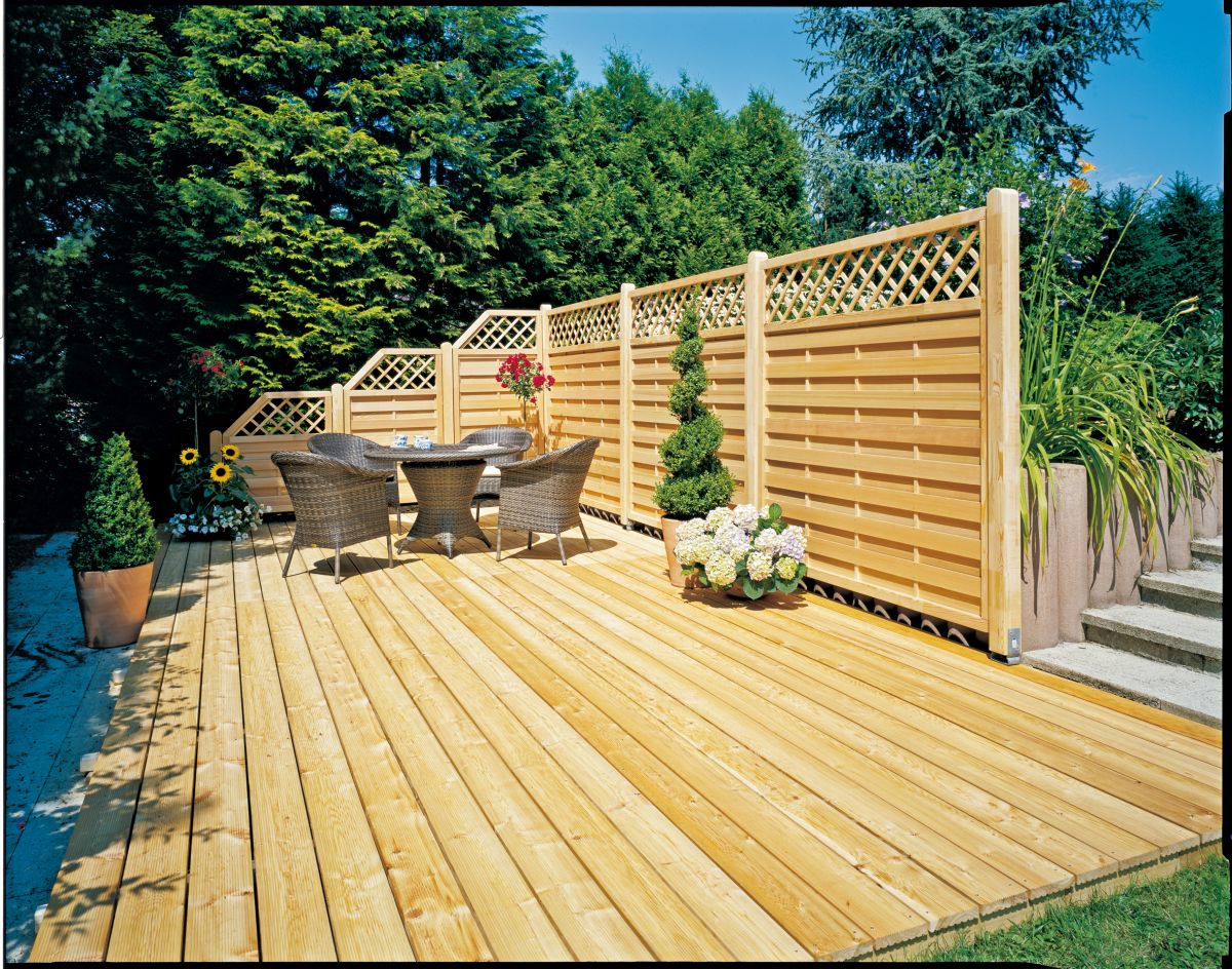 Terrassendiele kdi grün 25 x 145 x 3000 mm