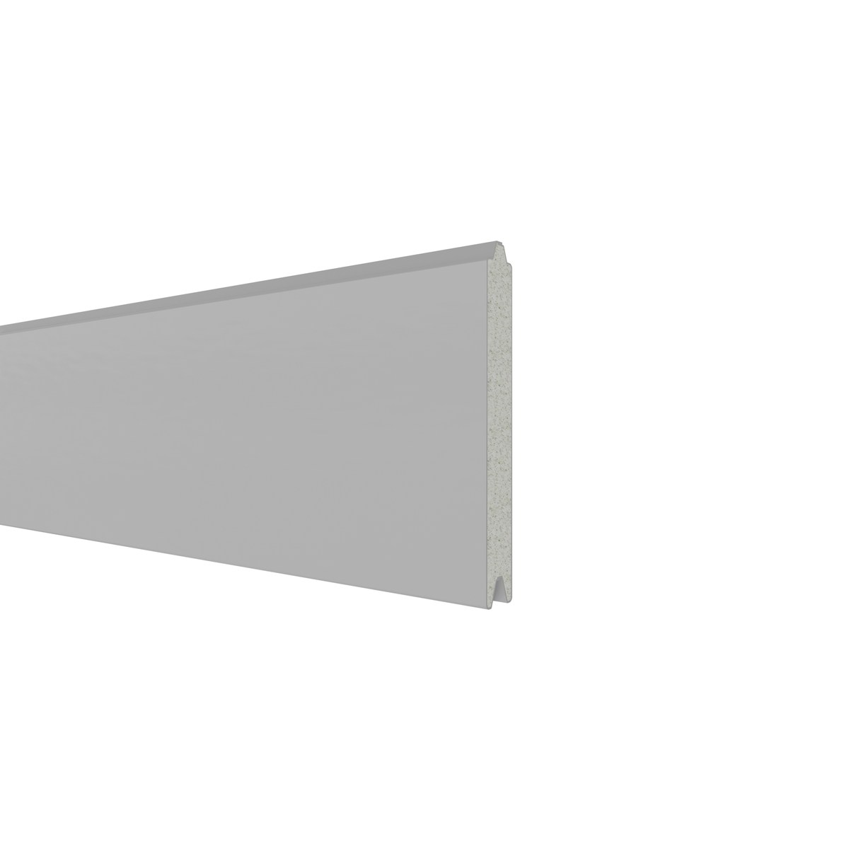 SYSTEM ALU Plus Sichtschutzprofil silber einzeln 178x2x15 cm von TraumGarten