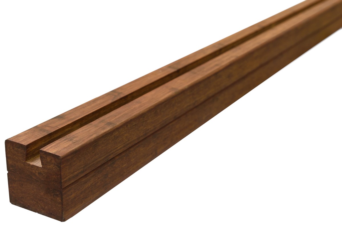ELEGANT Bambus Anfangspfosten 7x7x250 cm, CoBAM® vorgeölt