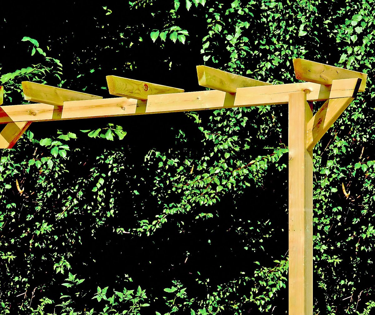Pergola Verlängerung Holz kdi grün 9 x 9 x 190 cm, 1 Feld