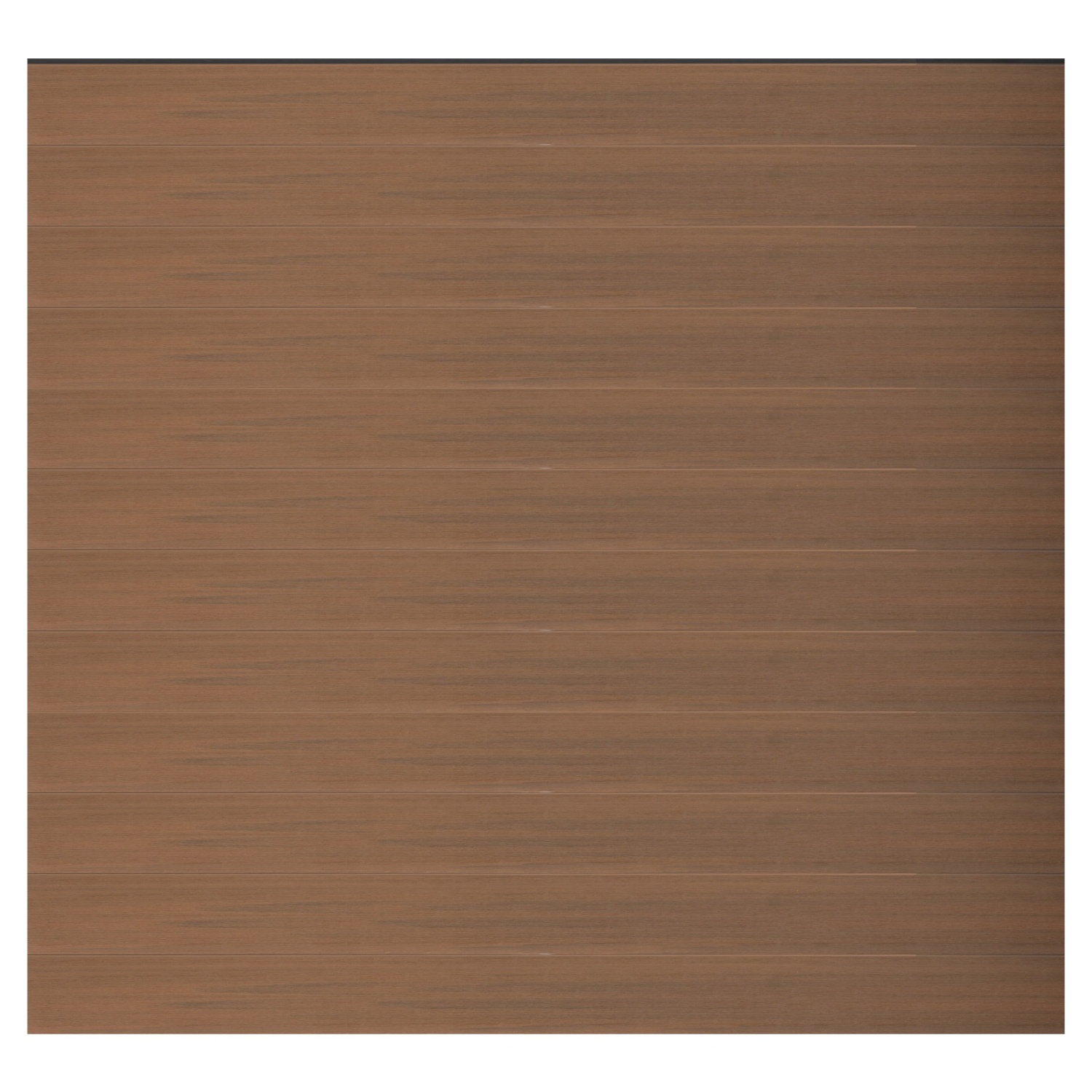 ELSKOP Steckzaun-Set für ein WPC-Zaunfeld 179x176 cm teak