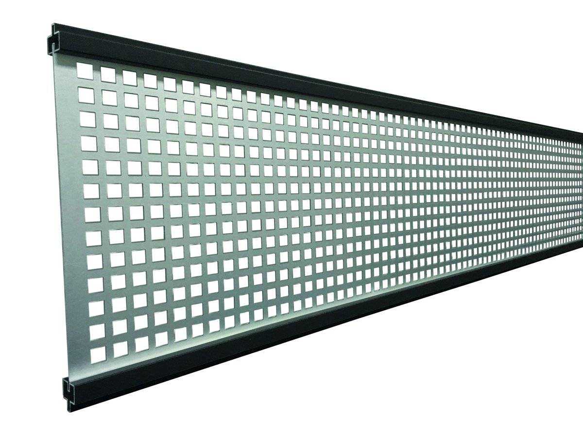 GOTLAND WPC-Steckzaun Gitterfüllung, anthrazit 0,15 x 20 x 179,3 cm