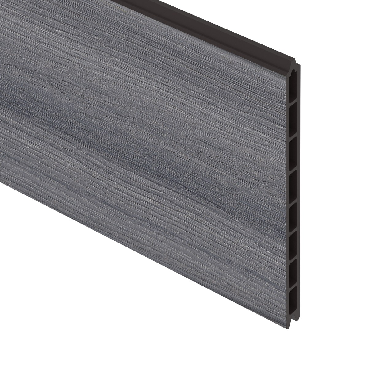SYSTEM WPC Steckzaunprofil PLATINUM XL einzeln grau 30x2x178 cm von TraumGarten