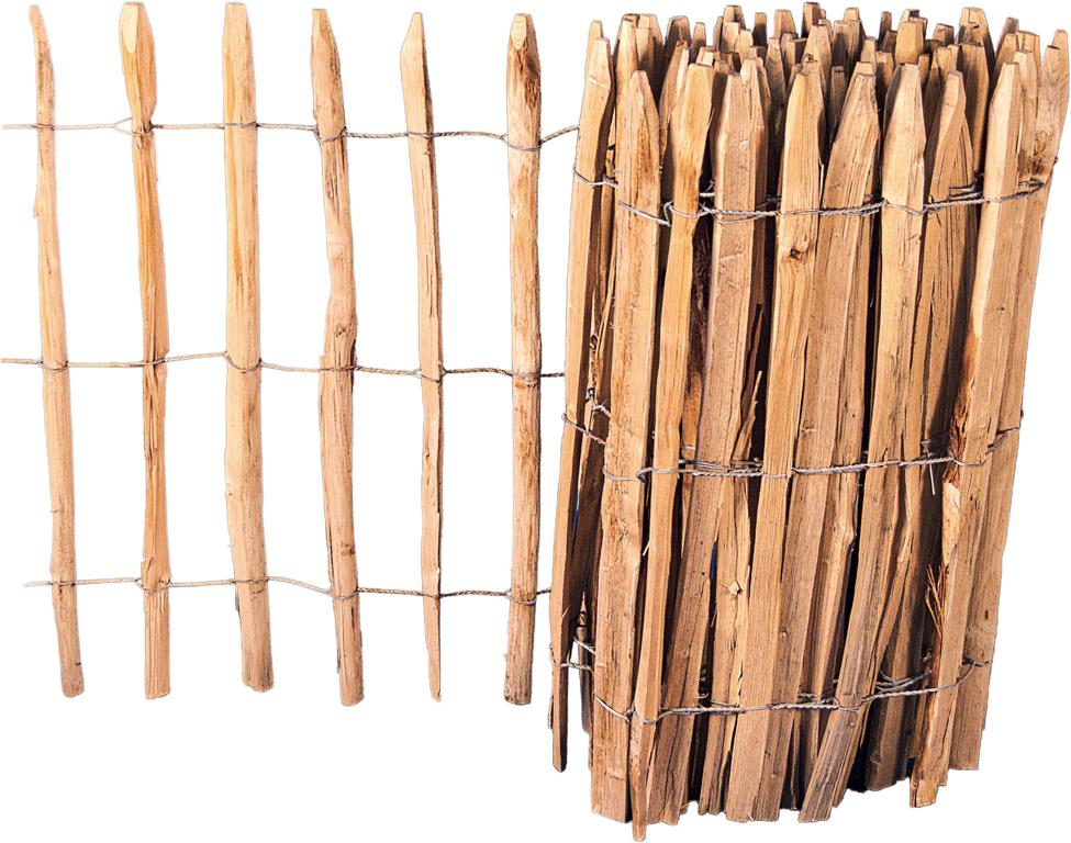 ROLLO Lattenzaun Hasel, Rolle 5m x H 90cm, Lattenabstand 8-10cm
