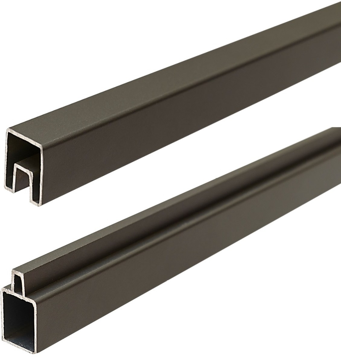 ECOSTECK Start/Abschluss-Set für T&J Steckzaun, Aluminium