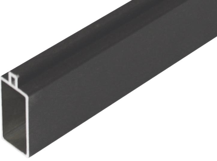 GOTLAND-Steckzaun Start-/Abschlussleisten-Set anthrazit, je 2 x 4 x 179,5 cm