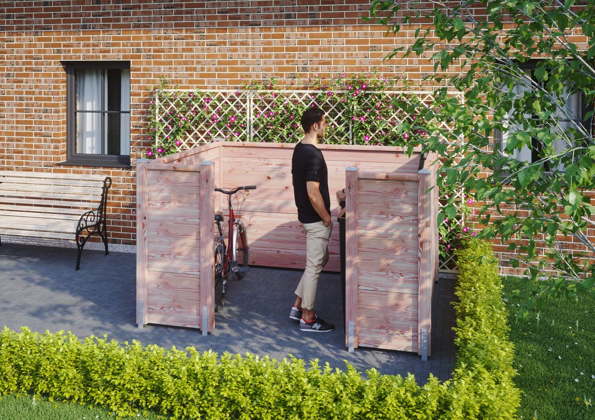 RIAD-System Brett gerade 180x14,5x2,1cm, Douglasie