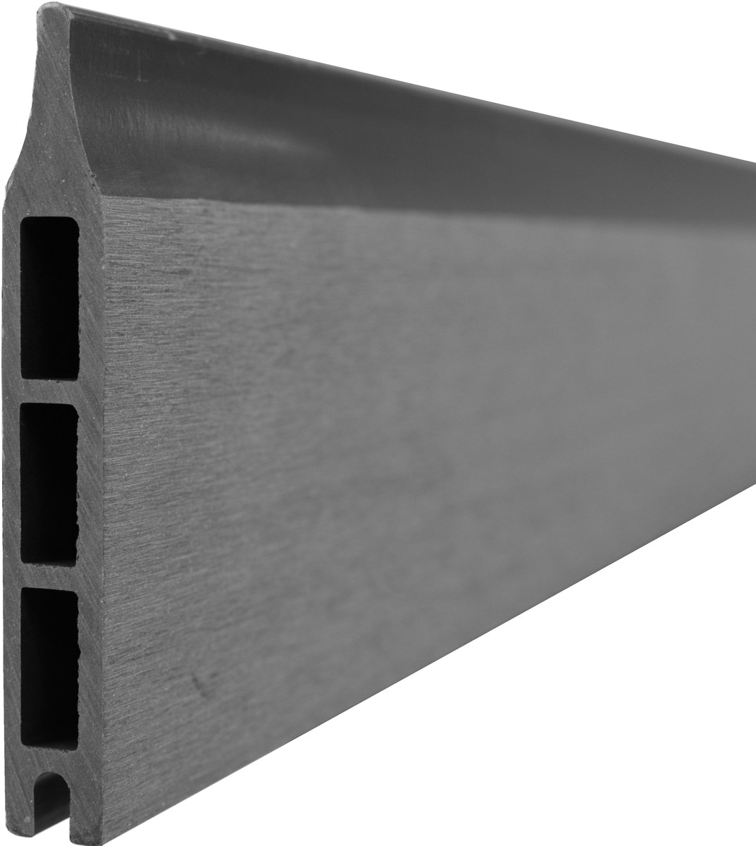 WOLLBACH WPC-Steckzaun-Set 175x180 cm grau