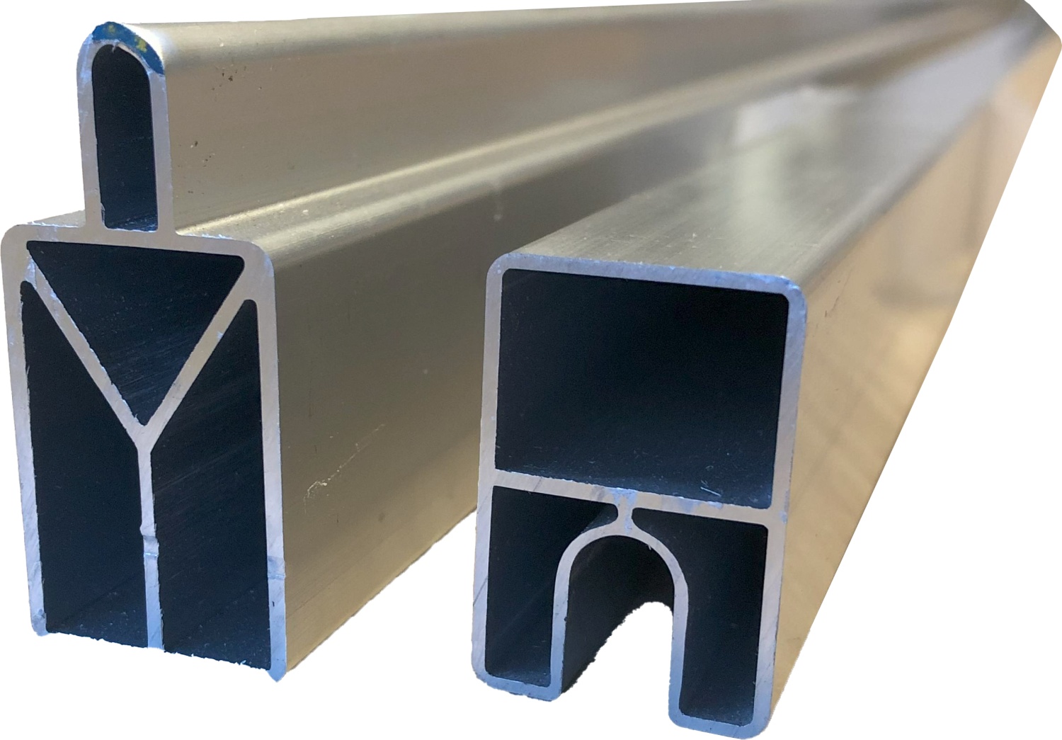 WOLLBACH Start & Abschluss Leisten-Set, Aluminium silber