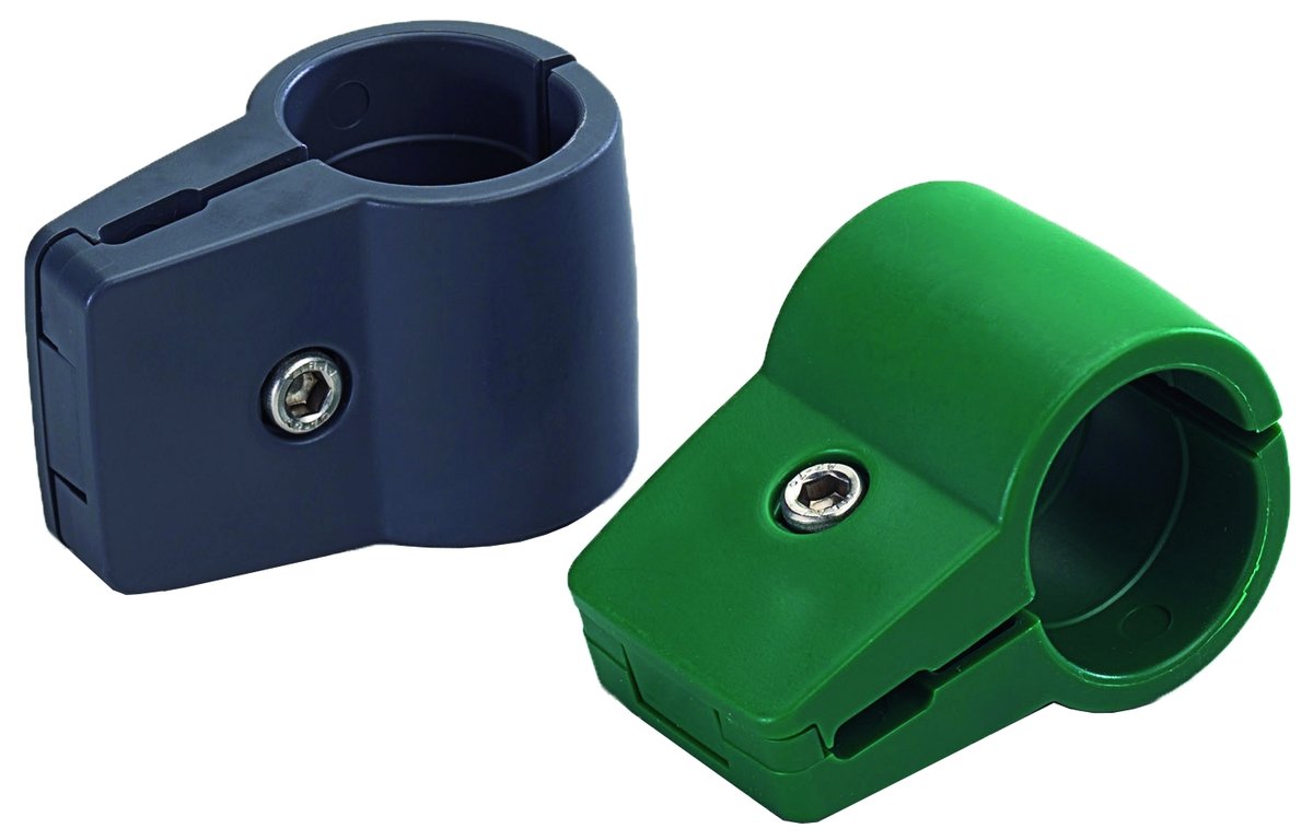 STRONG Endverbinder Ø 34 mm für Gitterzäune, Kunststoff-Mattenhalter