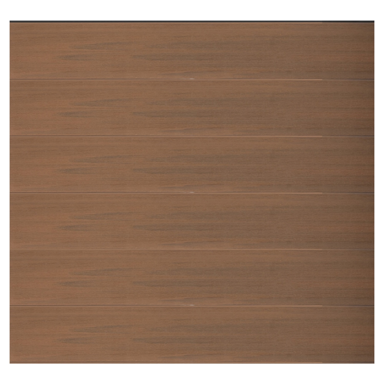 ELZE Steckzaun-Set für ein WPC-Zaunfeld 179x176 cm teak, coextrudiert