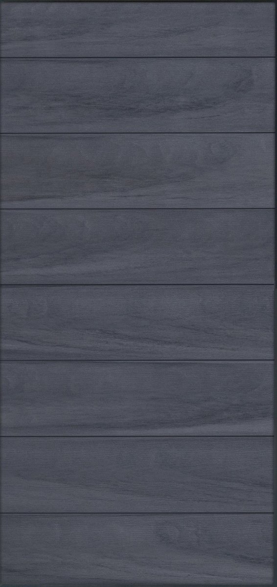 ÖLAND Tor-Komplettset 90x175 cm BPC greystone/Alu silber