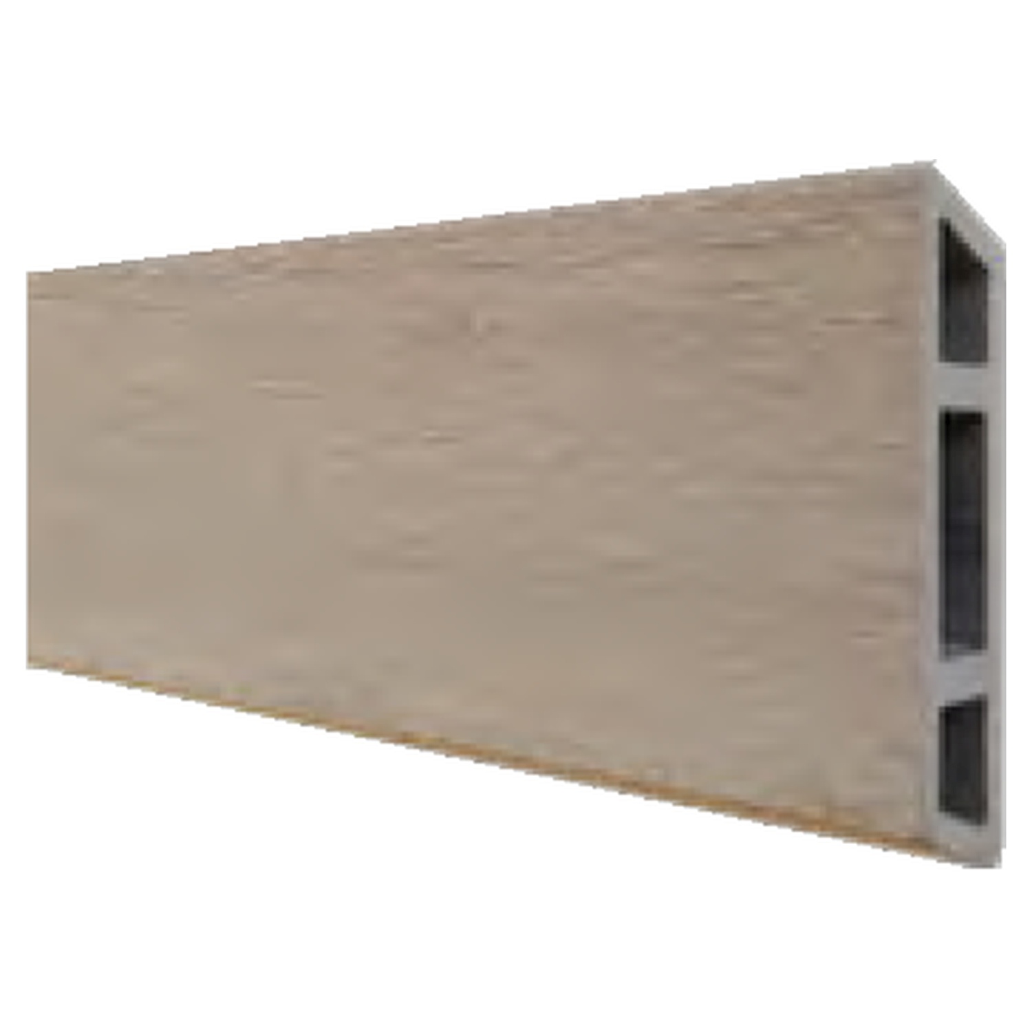 HANÖ Steckzaun-Set für ein BPC- Rhombuszaun-Feld 179x177 cm, SAND