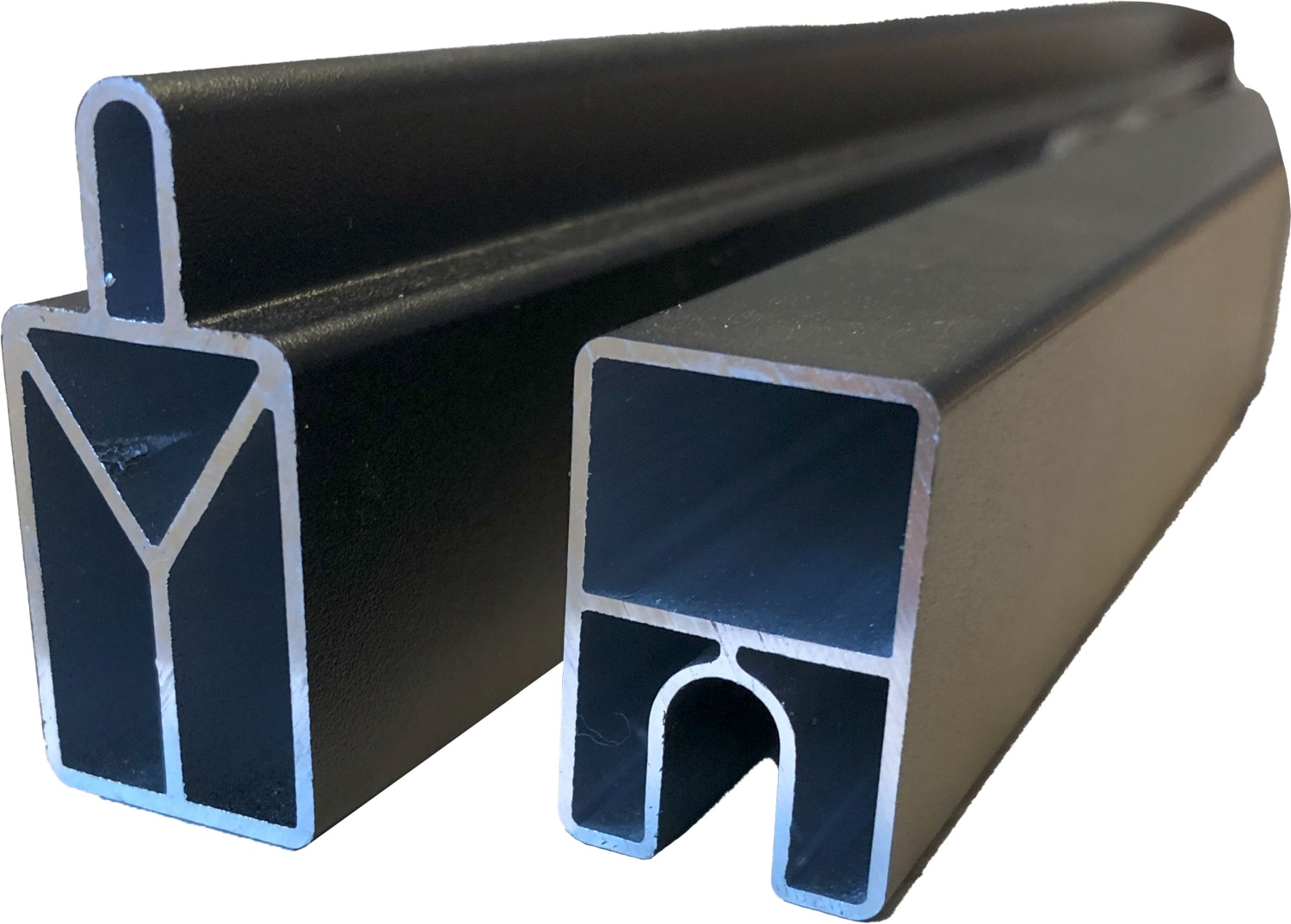WOLLBACH Start & Abschluss Set für Steckzaun, Aluminium