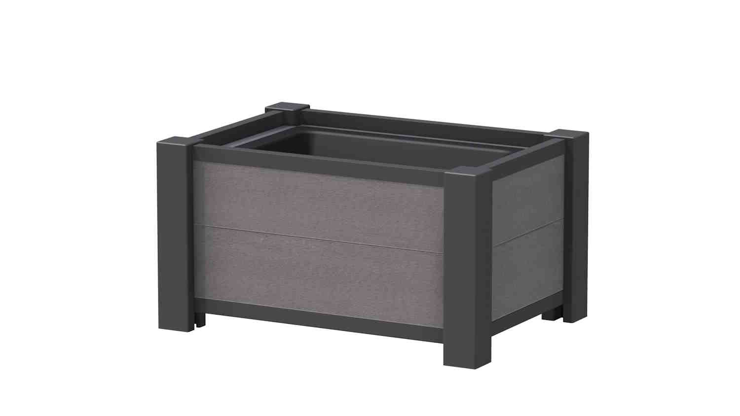 System WPC Pflanzkasten 72x 52 x 40 cm Dekor/anthrazit