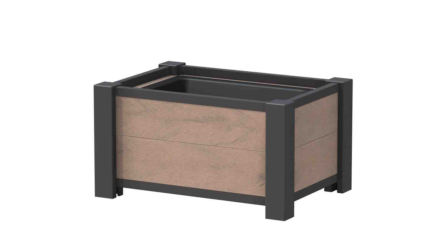System WPC Pflanzkasten 72 x 52 x 40 cm Dekor/mandel