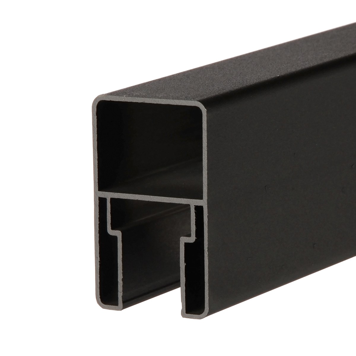 SYSTEM Senkrecht-Adapterleiste anthrazit 176x4x6 cm