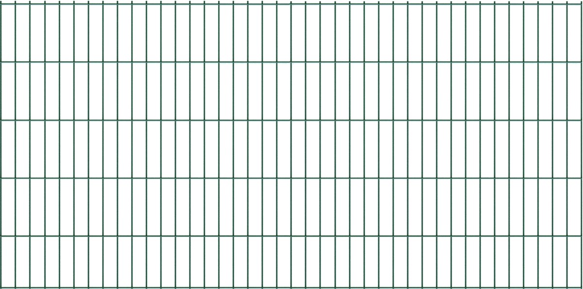 BASIC Doppelstab-Mattenzaun von T&J, Gitterzaunfeld B 200 cm