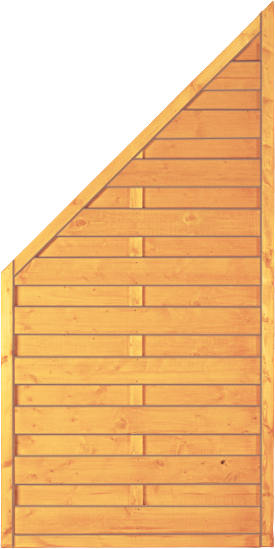 Sunline Schräg-Element, vorbehandelt - B 90 x H 180/90 cm