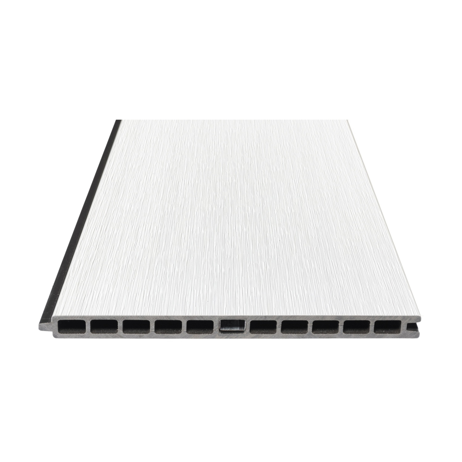 ELZE WPC-Zaunlamelle 2x28x179cm weiß co-extrudiert ELZE WPC-Zaunlamelle 2x28x179cm weiß co-extrudiert