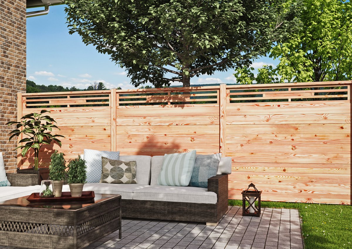 Verbindungspfosten RIAD 9x9x210cm mit 2 Nuten, Douglasie