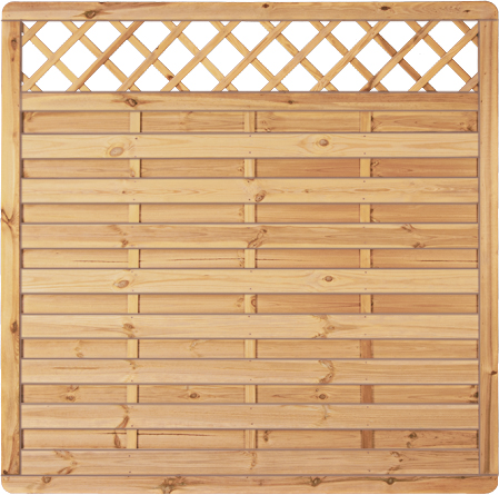 AVANTGARDE Sichtschutzelement gerade, mit Rankgitter - B 180 x 180 cm