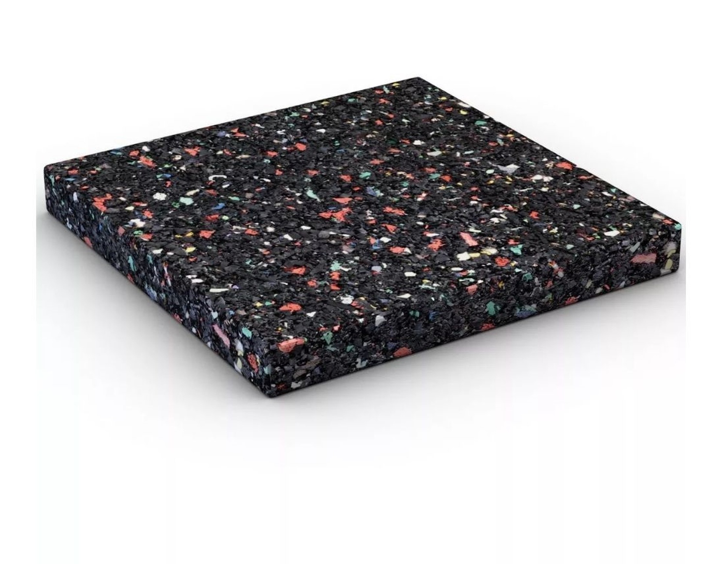 Unterleger-Gummipads 8mm schwarz 70x70cm für Gartenhäuser / Holzböden