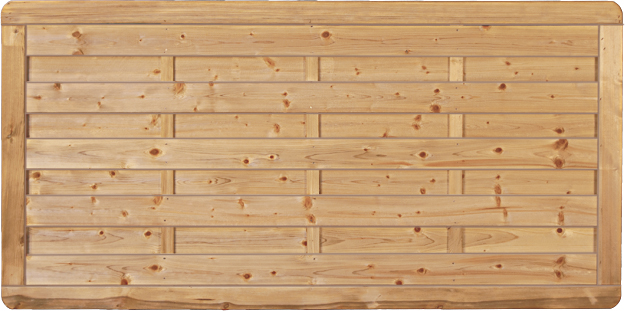 AVANTGARDE Sichtschutzelement gerade, geschlossen - B 180 x H 90 cm