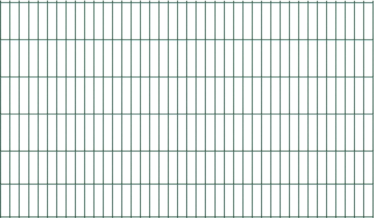 BASIC Doppelstab-Gitterzaun RAL 6005 grün 200x120 cm von T&J