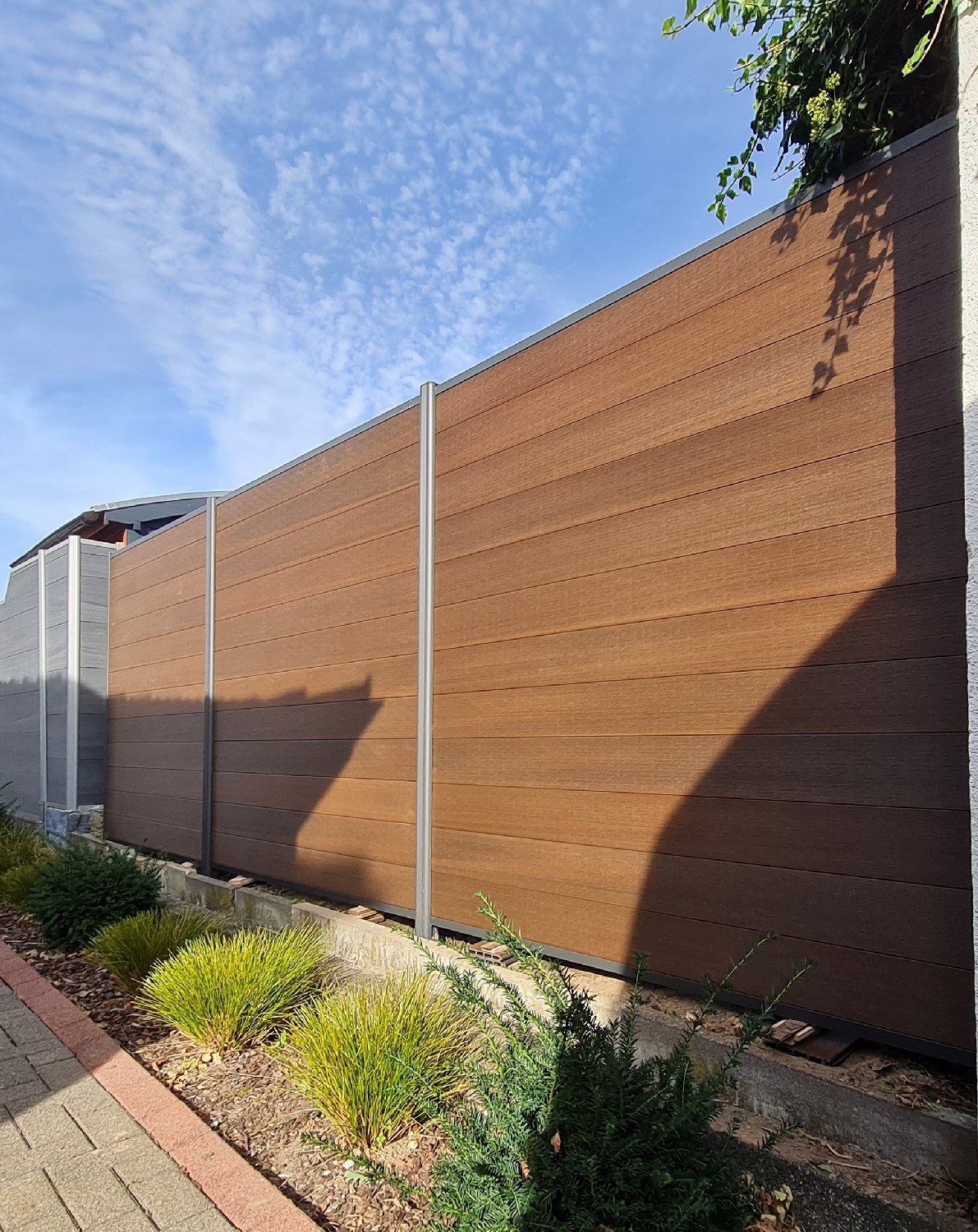 SYSTEM WPC Platinum Sichtschutz, Zaunfeld-Sets von TraumGarten